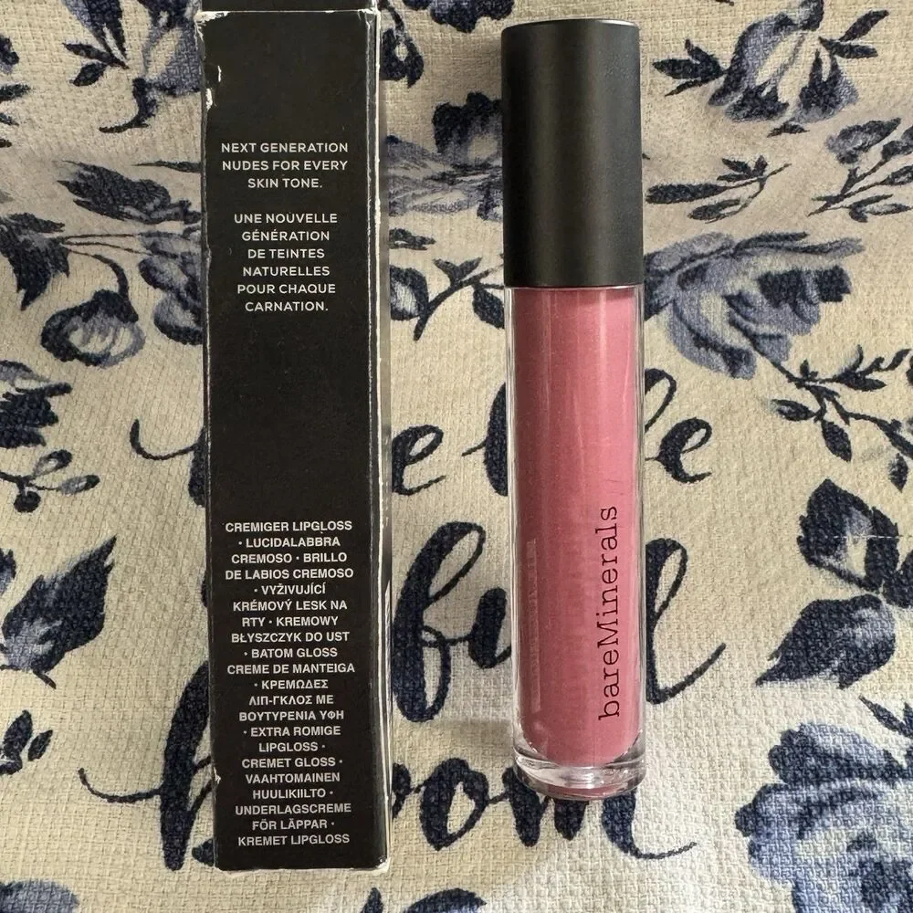 bareMinerals Gen Nude Buttercream Lipgloss - 8084 Heartbreaker - NIB